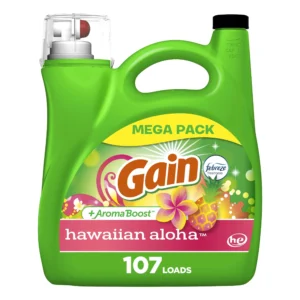 Gain Hawaiian Aloha Liquid Laundry Detergent, Gain,