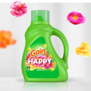 Gain Happy Liquid Laundry Detergent, Gain,