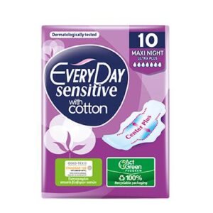 Everyday - Sensitive Cotton / Maxi Night - 10pcs, Everyday,