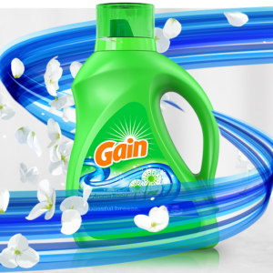 Gain Blissful Breeze Liquid Laundry Detergent, Gain,