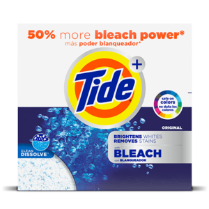 Tide Plus Bleach Powder Laundry Detergent, Tide,