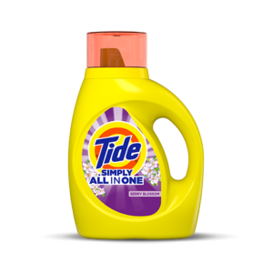 Tide Simply All-In-One Liquid Laundry Detergent, Berry Blossom, Tide,