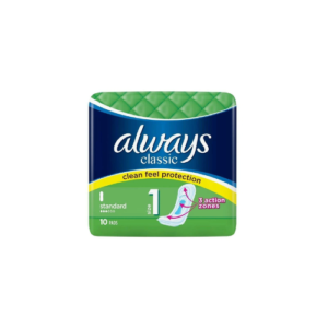 ALWAYS HYGIENIC CLASSIC STANDARD 10 PK / CASE PACK 24, ALWAYS,
